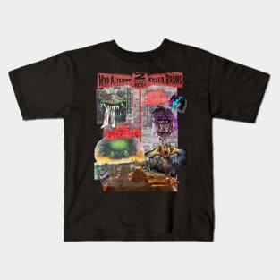 Killer Brain Double Feature Kids T-Shirt